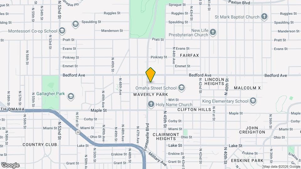 3123 Fontenelle Blvd Map and Location Details