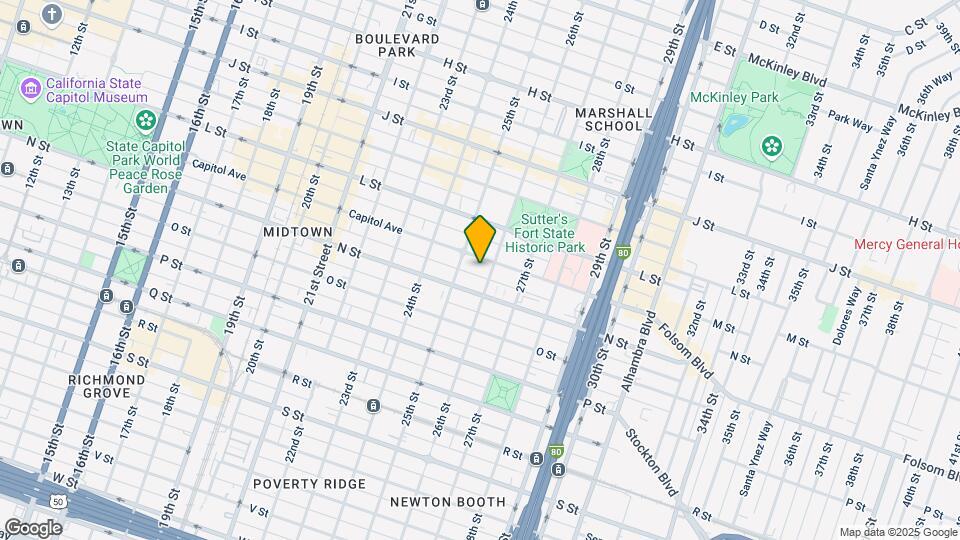 2522 Capitol Ave Mapa y Detalles de la Ubicación