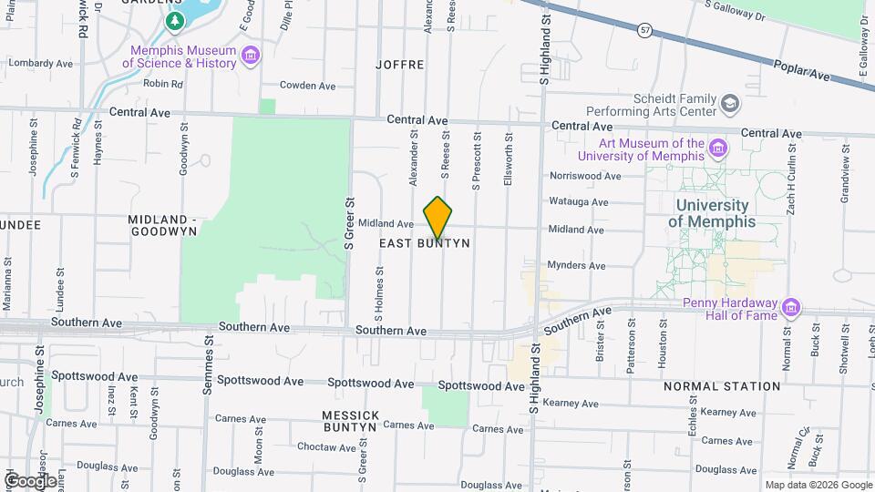 485 S Reese St Map and Location Details