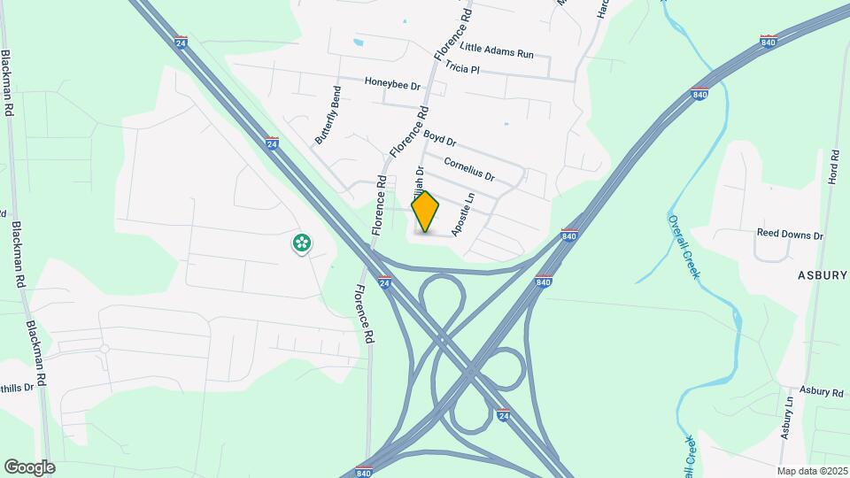 2616 Apostle Ln Map and Location Details