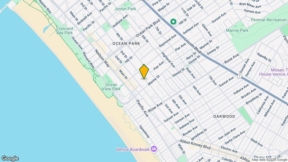3008 3rd St Santa Monica Unit C Map and Location Details