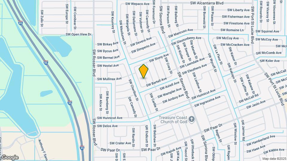 3882 SW Ridley St Map and Location Details