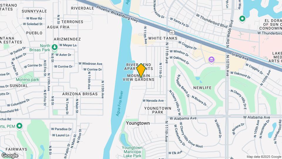 Riverbend Apartments I & II Mapa y Detalles de la Ubicación
