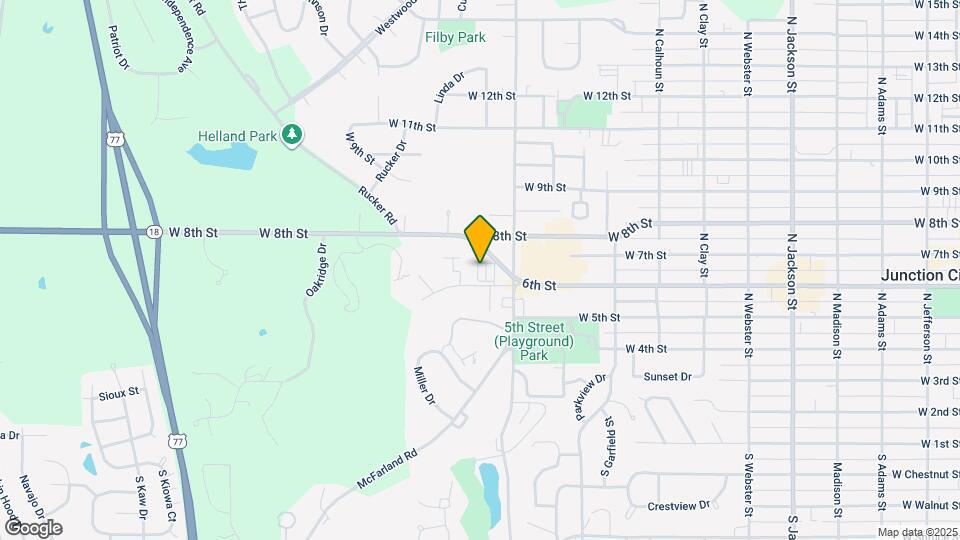 1128 Country Club Ln Map and Location Details