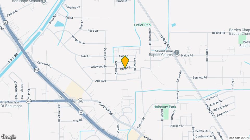4995 Tupelo St Mapa y Detalles de la Ubicación