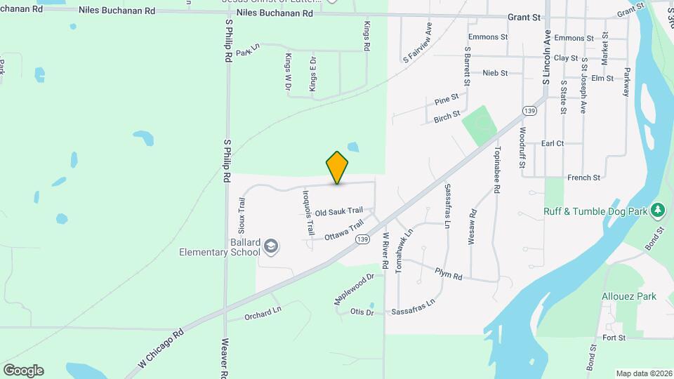 1434 Sioux Trail Map and Location Details