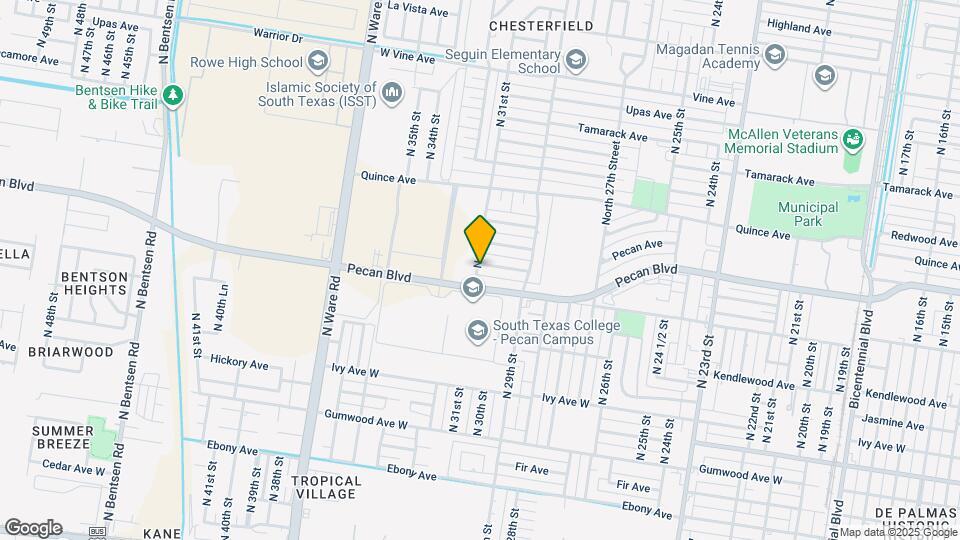 3021 Nyssa Ave Map and Location Details