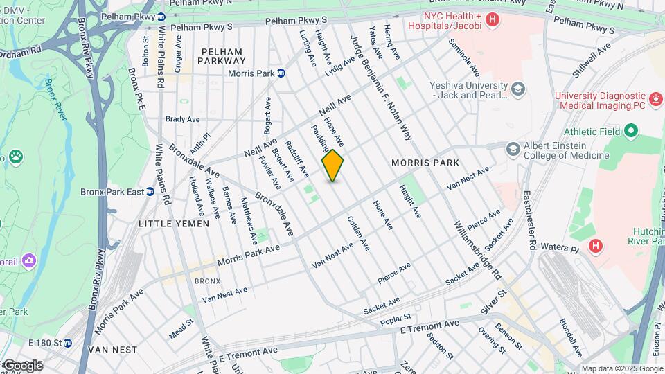 1854 Colden Ave Map and Location Details