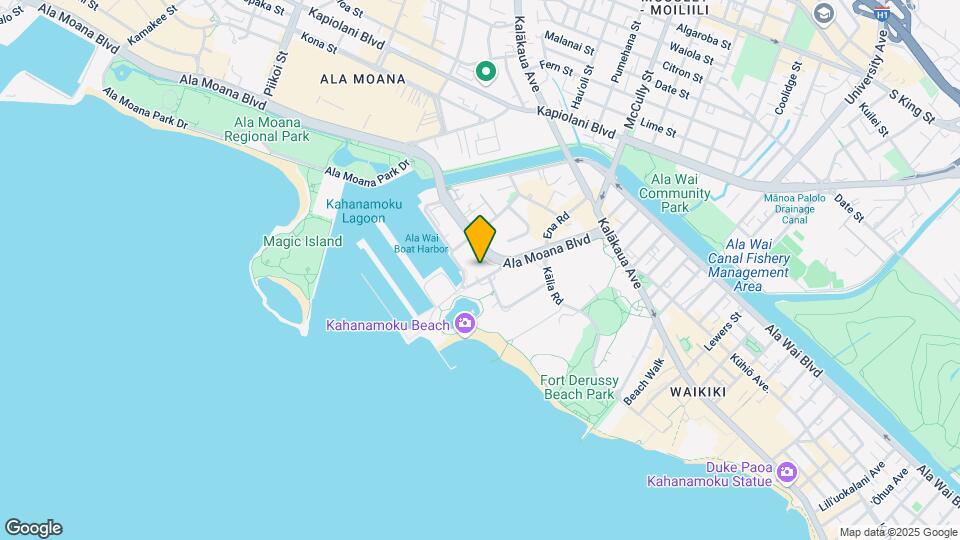 1777 Ala Moana Blvd Map and Location Details