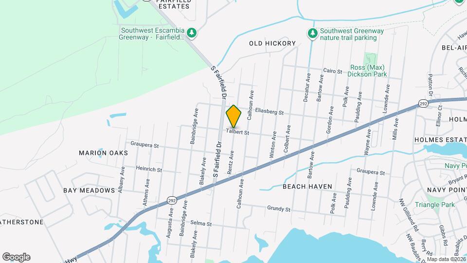 2605 Talbert St Map and Location Details