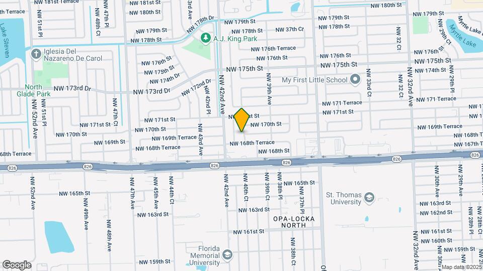 16920 NW 40th Ave Map and Location Details