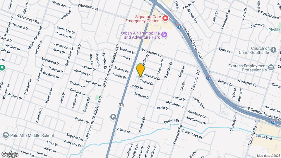 1019 Bonner Dr Map and Location Details