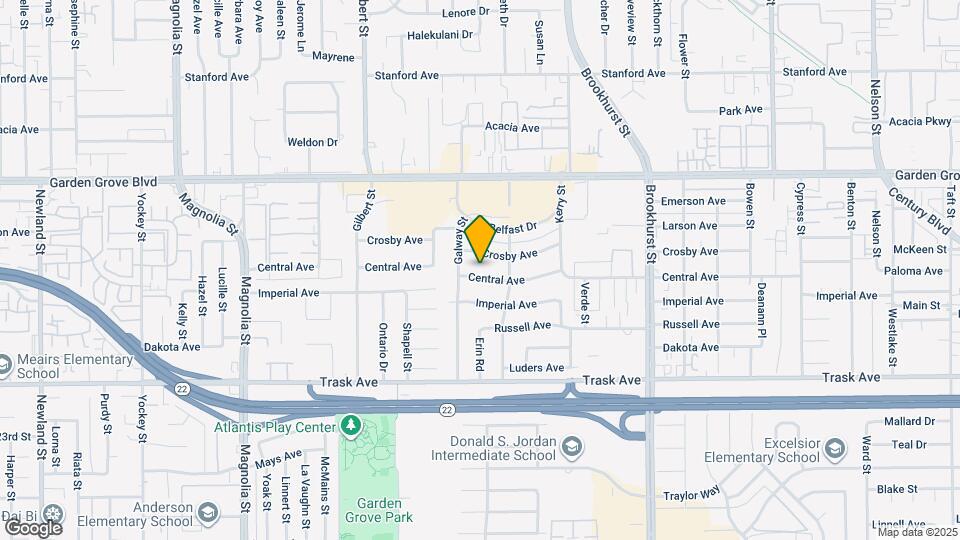 9621 Central Ave Map and Location Details