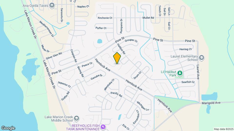 316 Kingfish Dr Map and Location Details