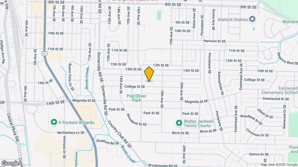 1612 College St SE Map and Location Details