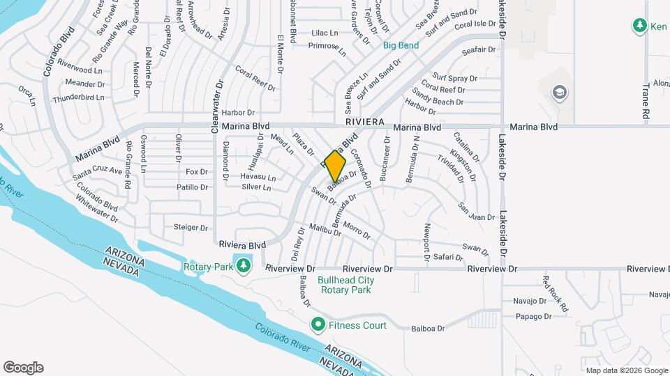 2110 Balboa Dr Map and Location Details