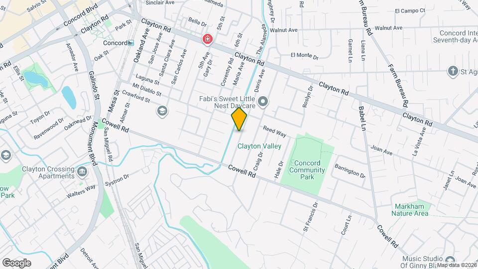 1261 Davis Ave Map and Location Details