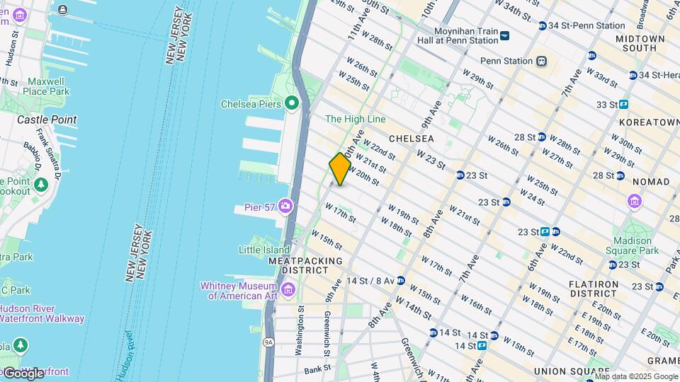 459 W 18th St Mapa y Detalles de la Ubicación