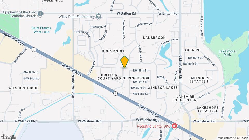 8514 Candlewood Dr Map and Location Details