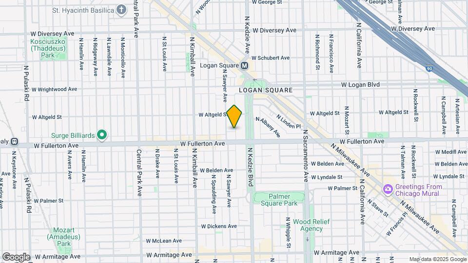 2421 N Sawyer Ave, Unit 2e Mapa y Detalles de la Ubicación