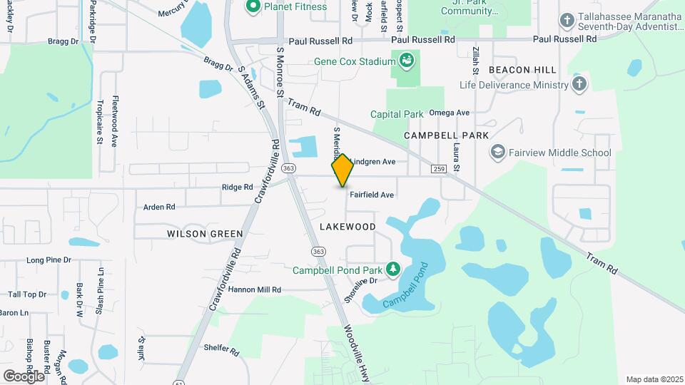 3502 Lakewood Dr Map and Location Details