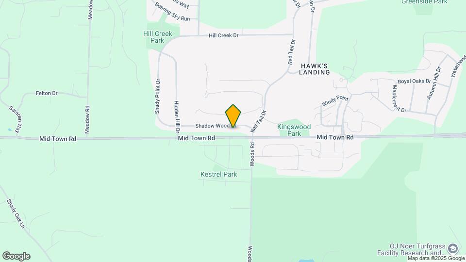 9621 Shadow Wood Dr Map and Location Details