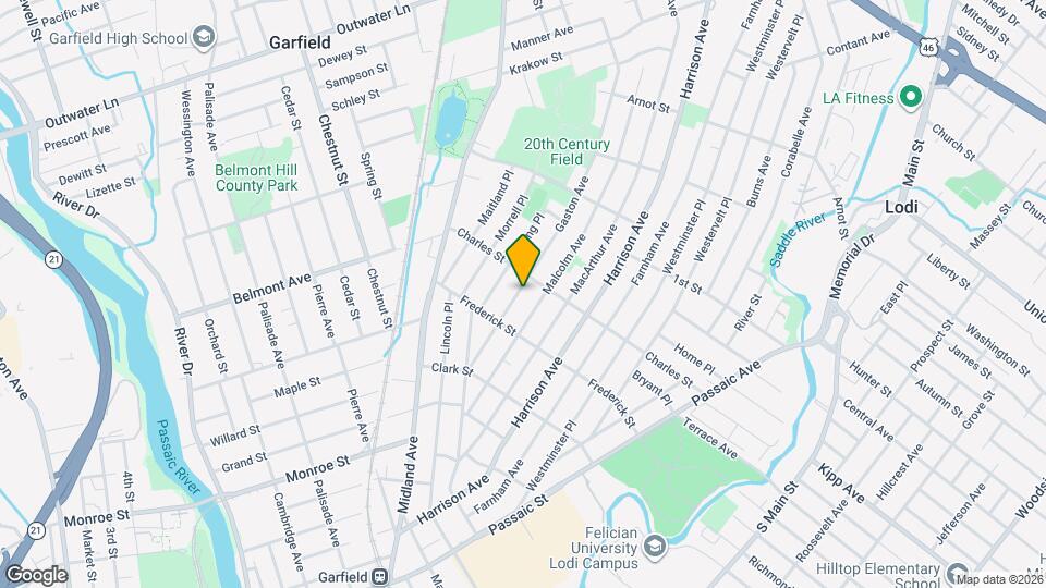 78 Gaston Ave Mapa y Detalles de la Ubicación