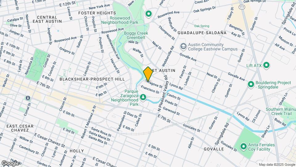 2613 Zaragosa St Mapa y Detalles de la Ubicación