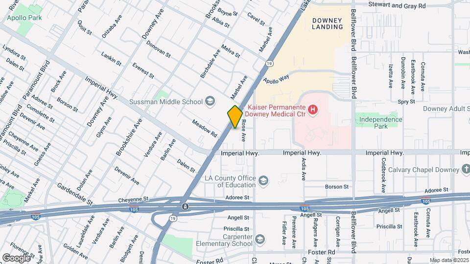 12460 Lakewood Blvd Map and Location Details