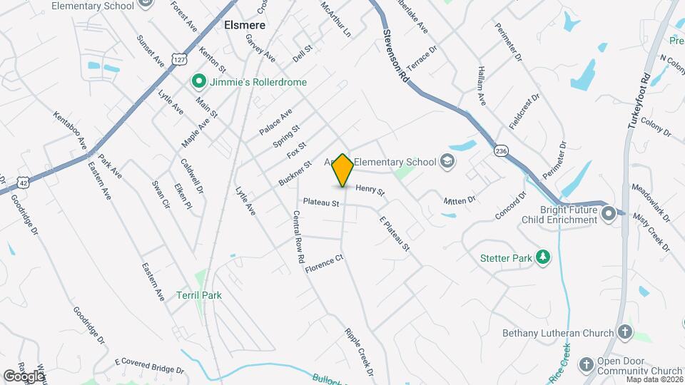 1104 Garvey Ave Map and Location Details