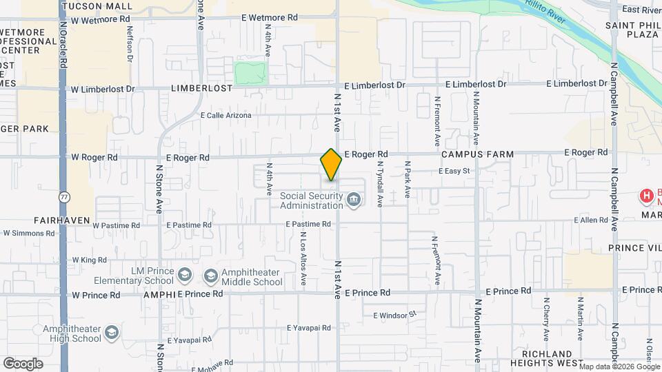 615 E Knox Dr Map and Location Details