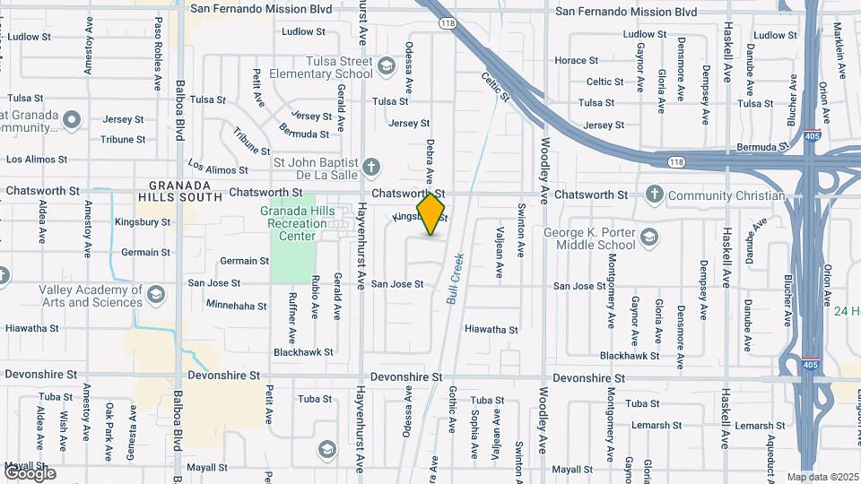 16430 Clymer St Map and Location Details