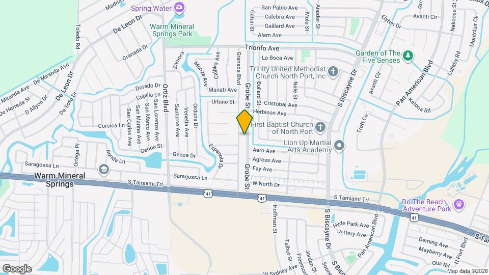 5277 Grobe St Map and Location Details