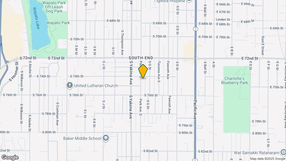 7411 S Park Ave, Unit B Map and Location Details