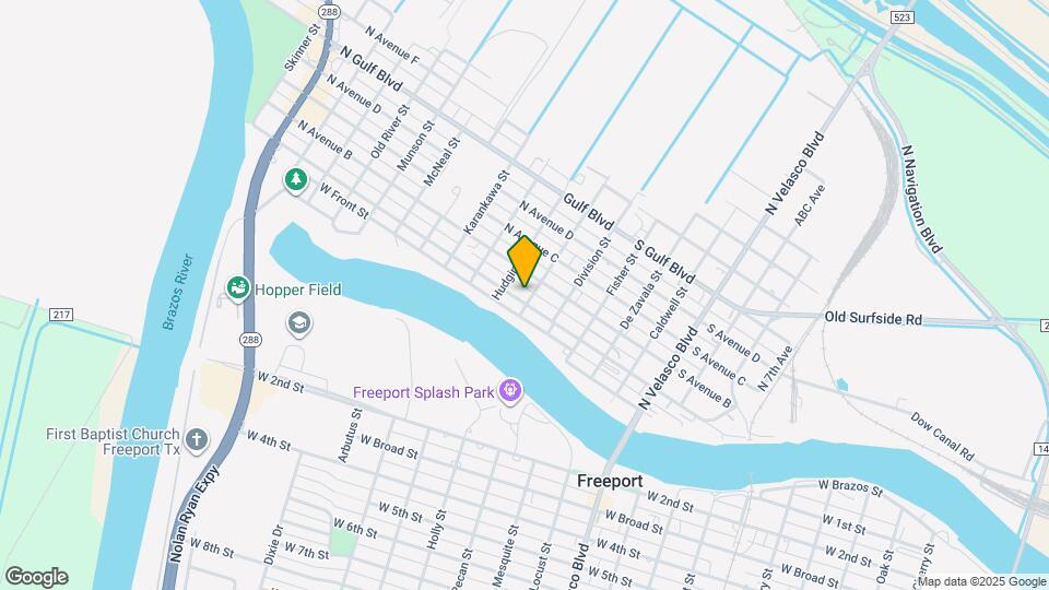 102 N Avenue A Map and Location Details