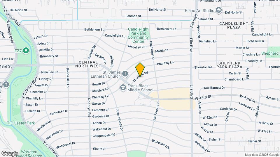 1515 Thornton Rd Map and Location Details