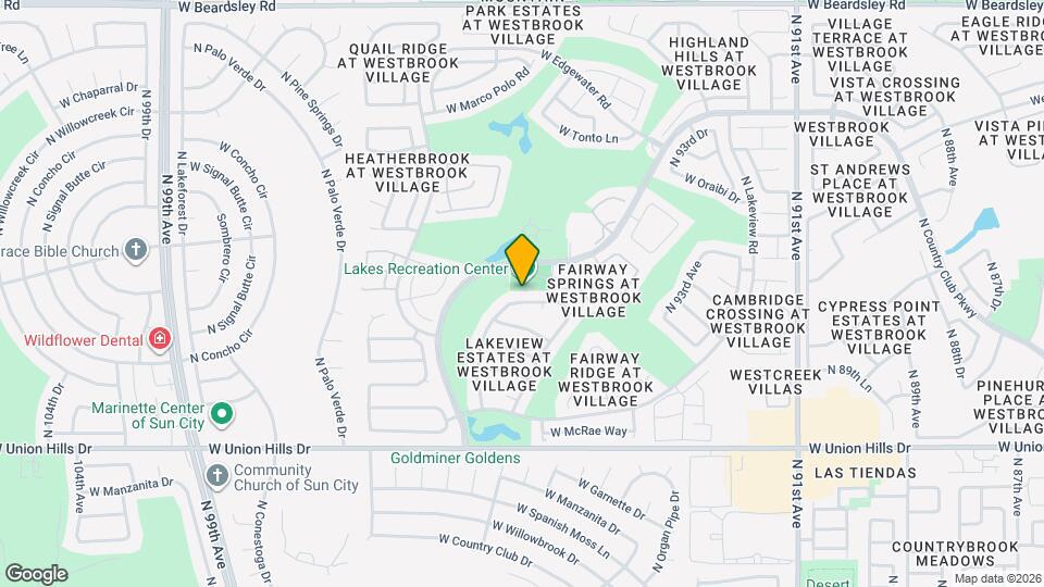 9630 W Tonto Ln Map and Location Details