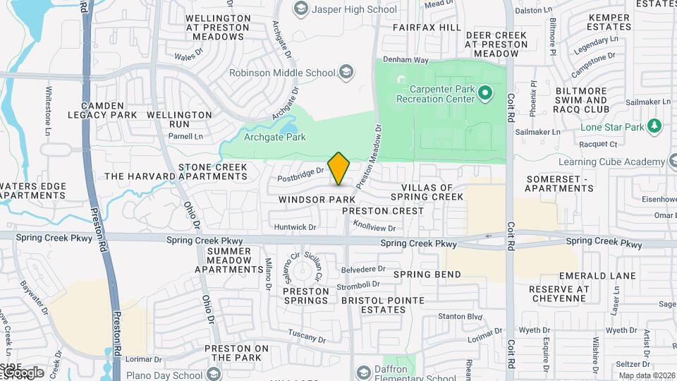 4512 Crown Ridge Dr Map and Location Details