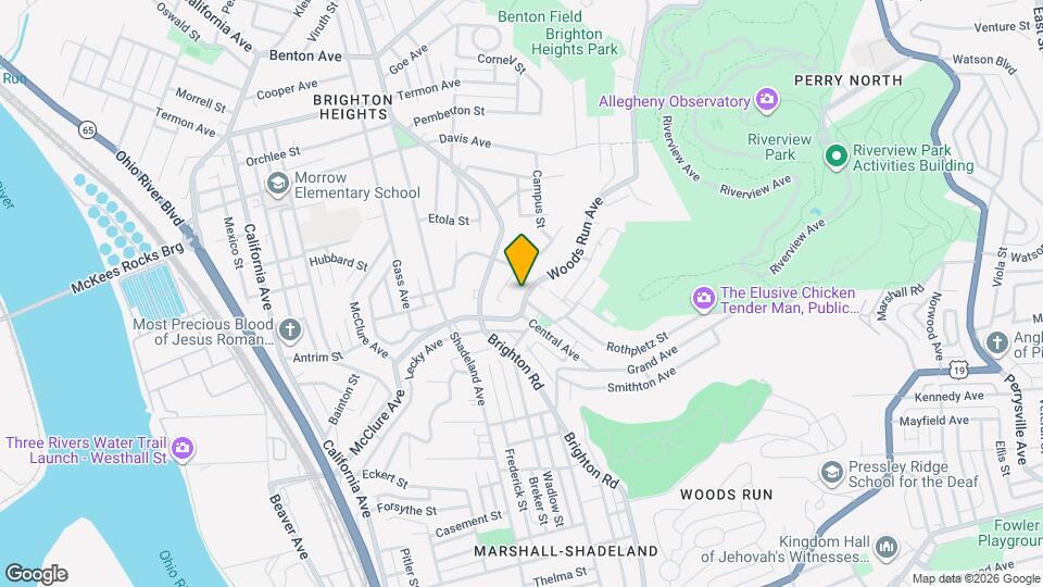 1146 Woods Run Ave Mapa y Detalles de la Ubicación