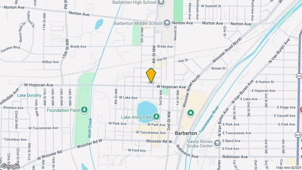 557 W Hopocan Ave Map and Location Details
