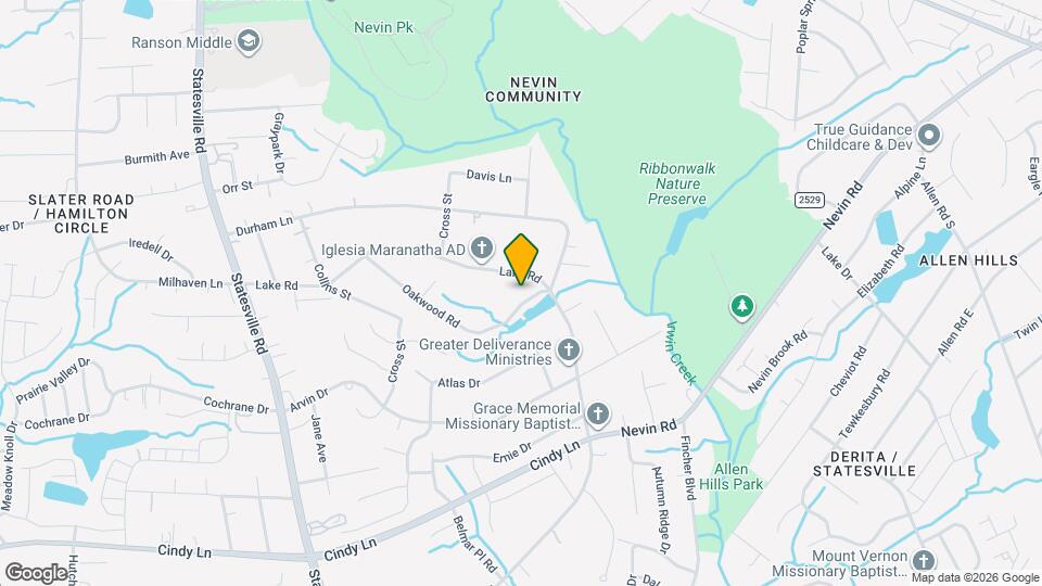 4025 Oakwood Rd Map and Location Details