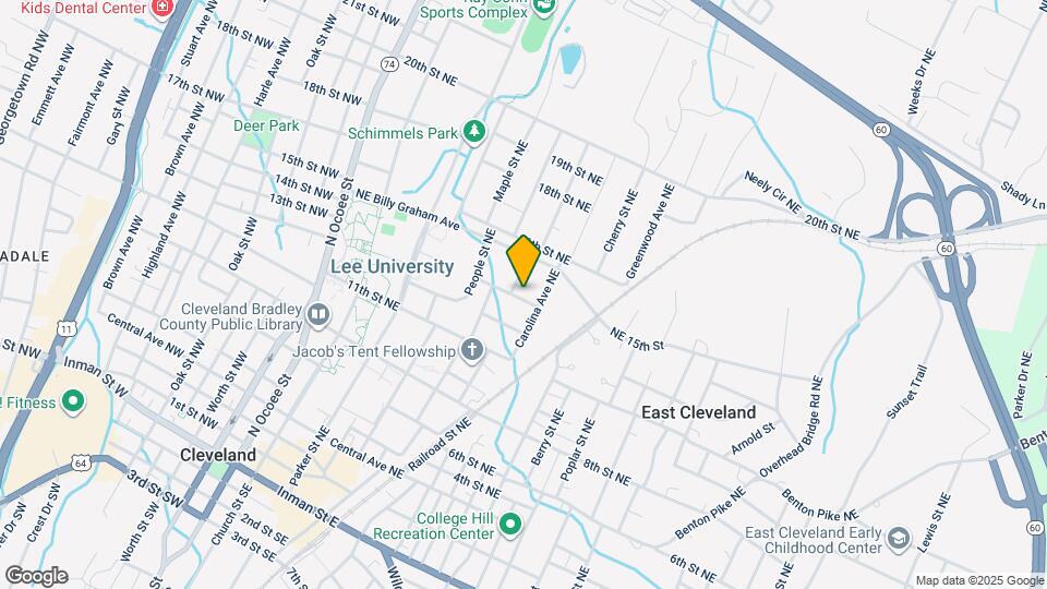 535 13th St NE Map and Location Details