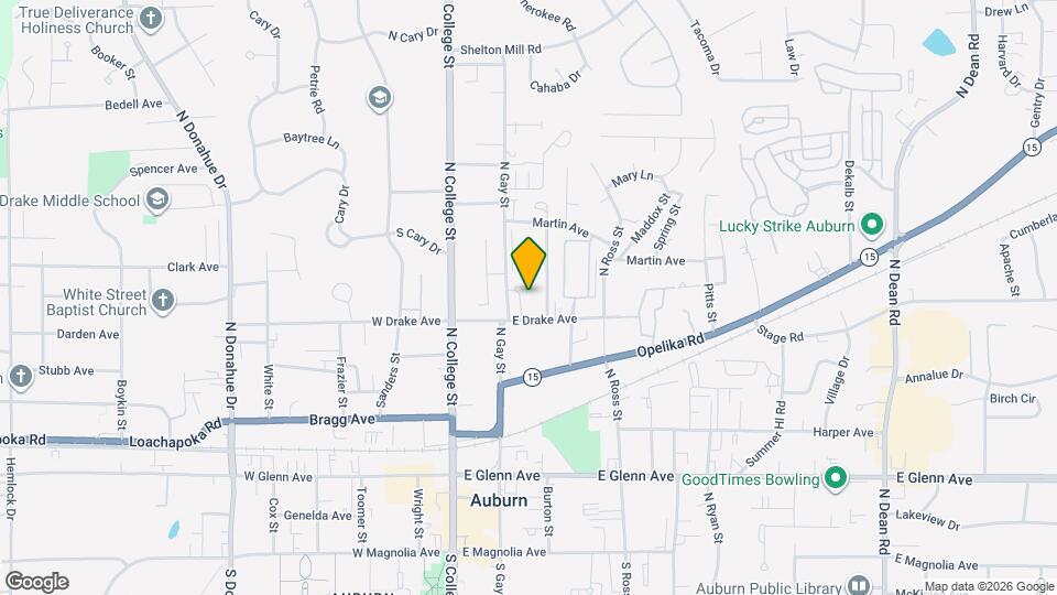 Oak Meadow Townhome Map and Location Details