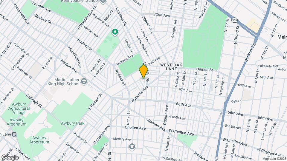 2066 Eastburn Ave Map and Location Details