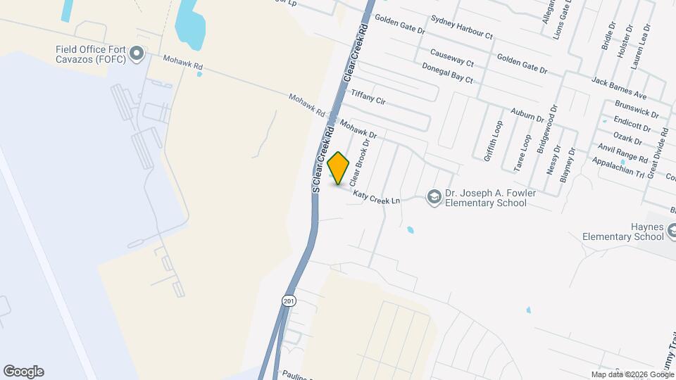 5308 Katy Creek Ln Mapa y Detalles de la Ubicación