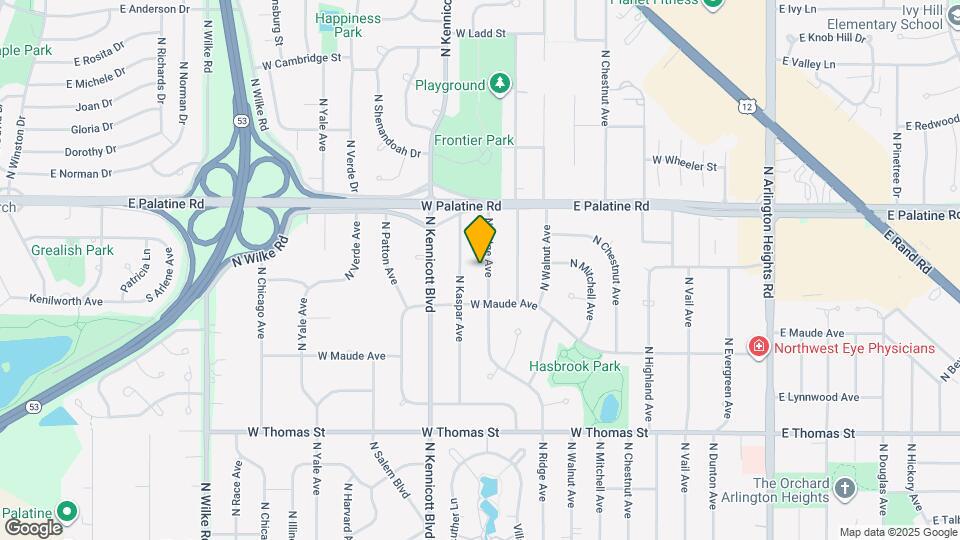 1730 N Ridge Ave Map and Location Details