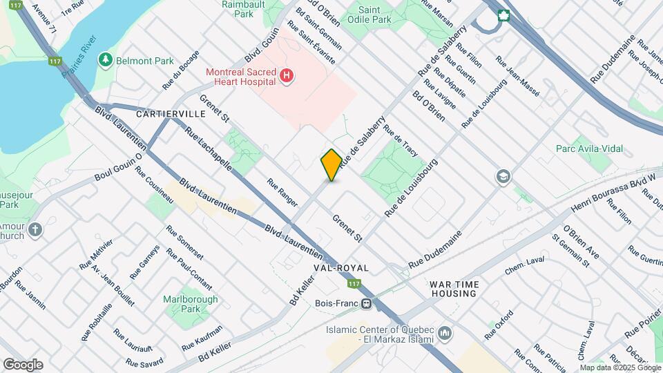 5680 De Salaberry Rue Map and Location Details