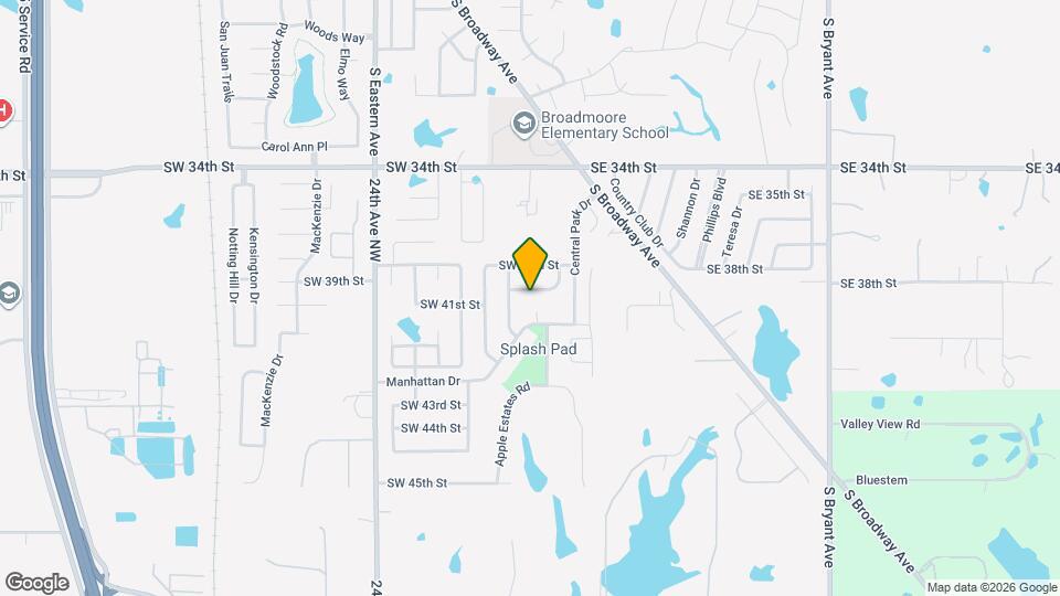 316 SW 40th St Map and Location Details