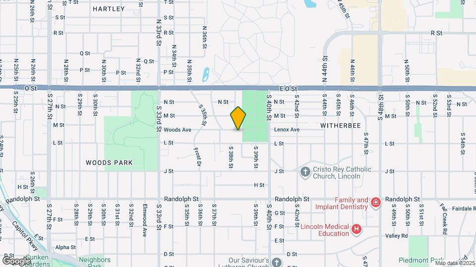 348 S 38th St Map and Location Details