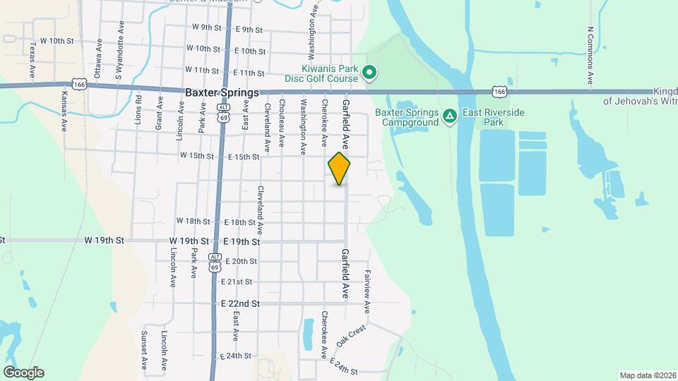 1617 Garfield Ave Mapa y Detalles de la Ubicación